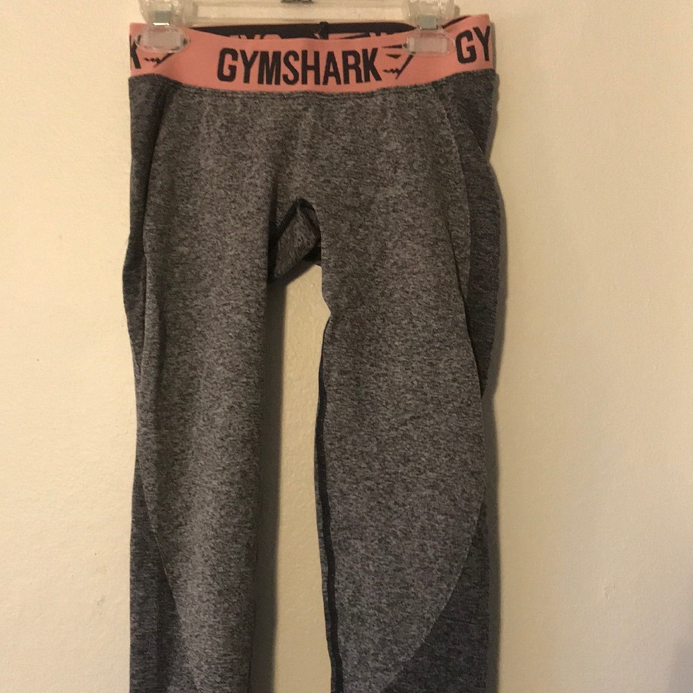 Gymshark flex leggings pink and grey
